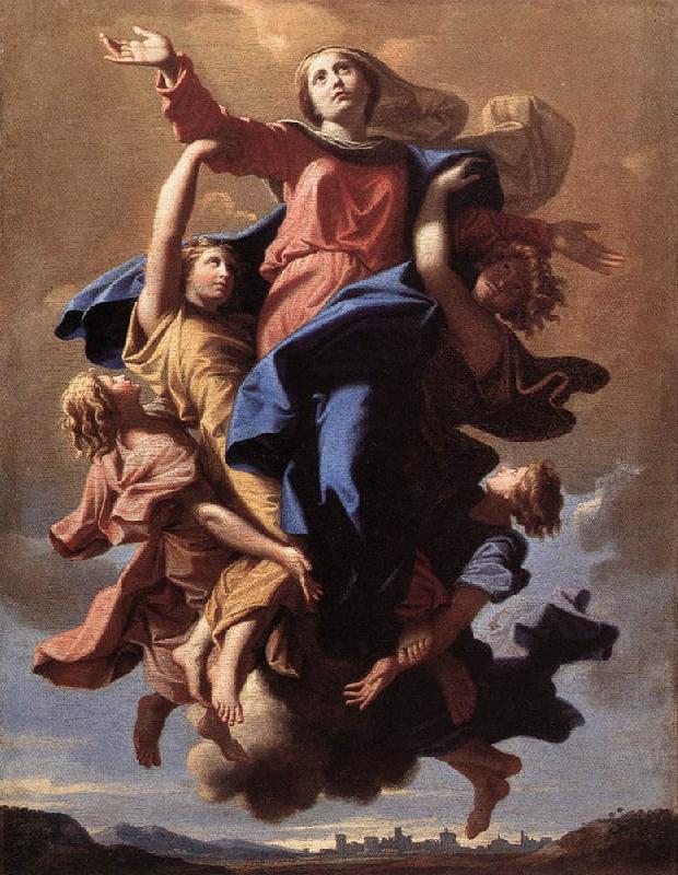 Nicolas Poussin The Assumption of the Virgin